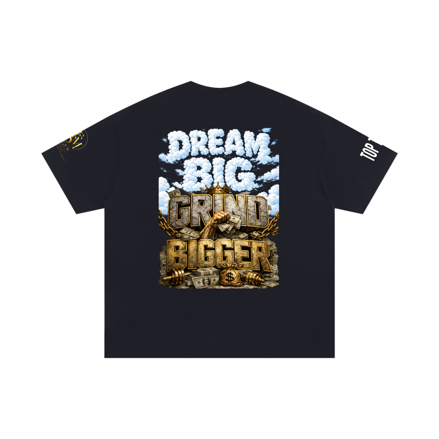 DREAM BIG. Unisex Oversized Cotton T-Shirt
