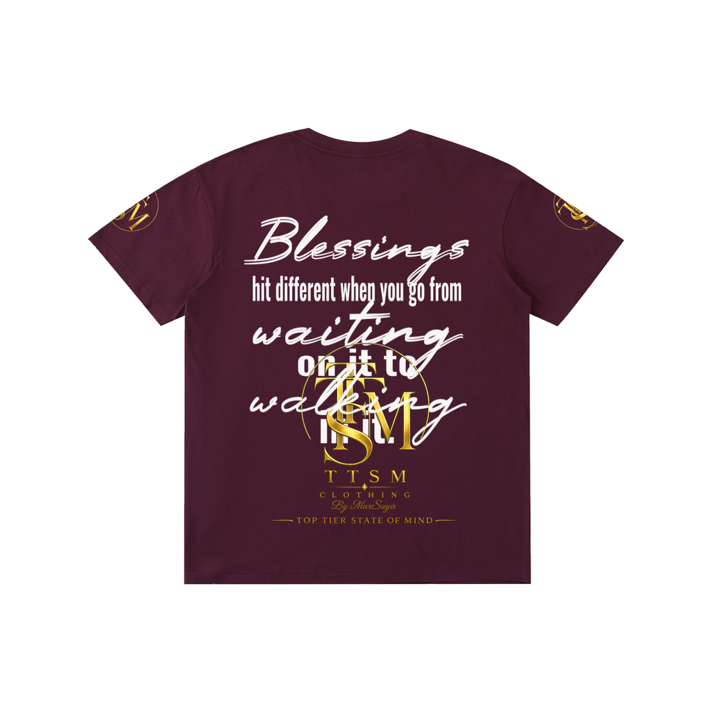 BLESSINGS. Pure Cotton Unisex T-Shirt
