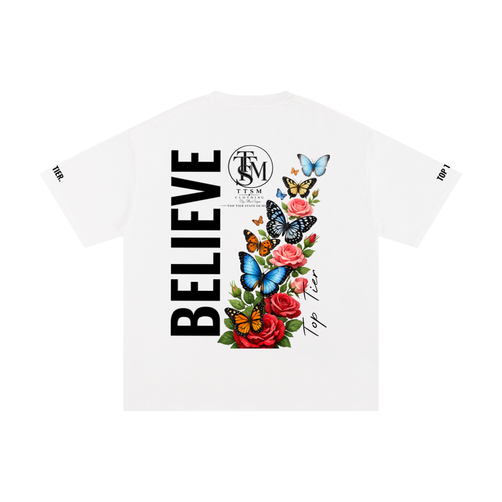 BELIEVE. Unisex Pure Cotton T-Shirt
