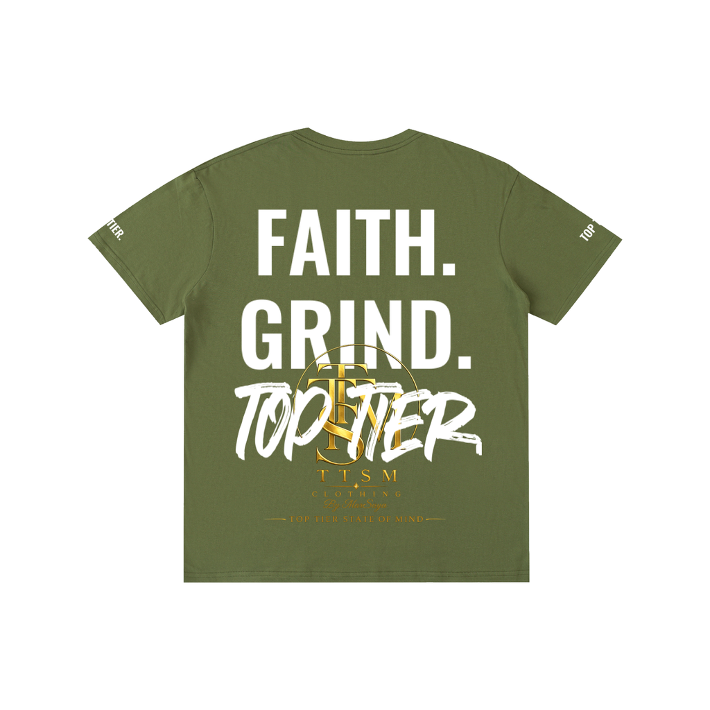 FAITH. GRIND Pure Cotton Unisex T-Shirt