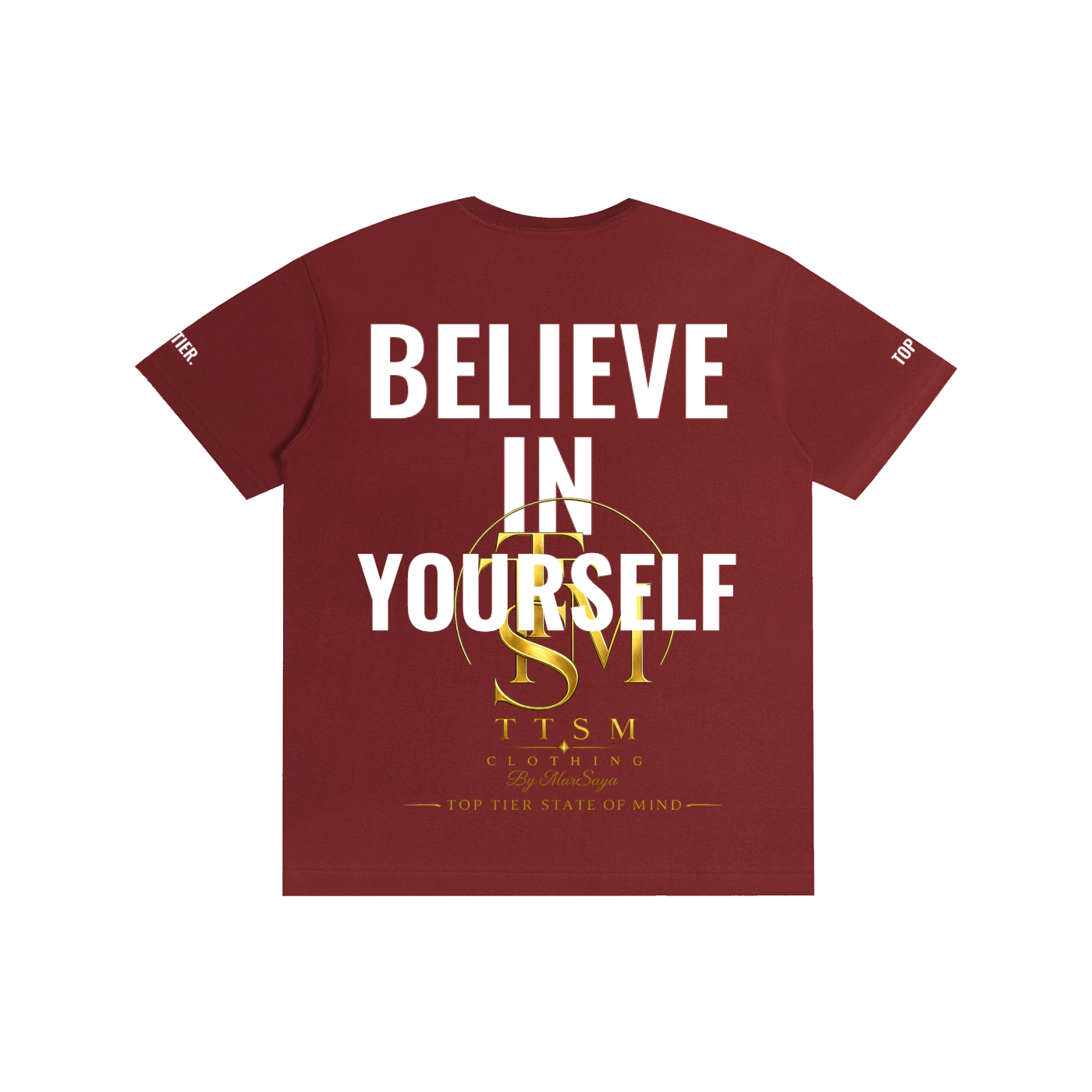 BELIEVE IN YOURSELF. Pure Cotton Unisex T-Shirt