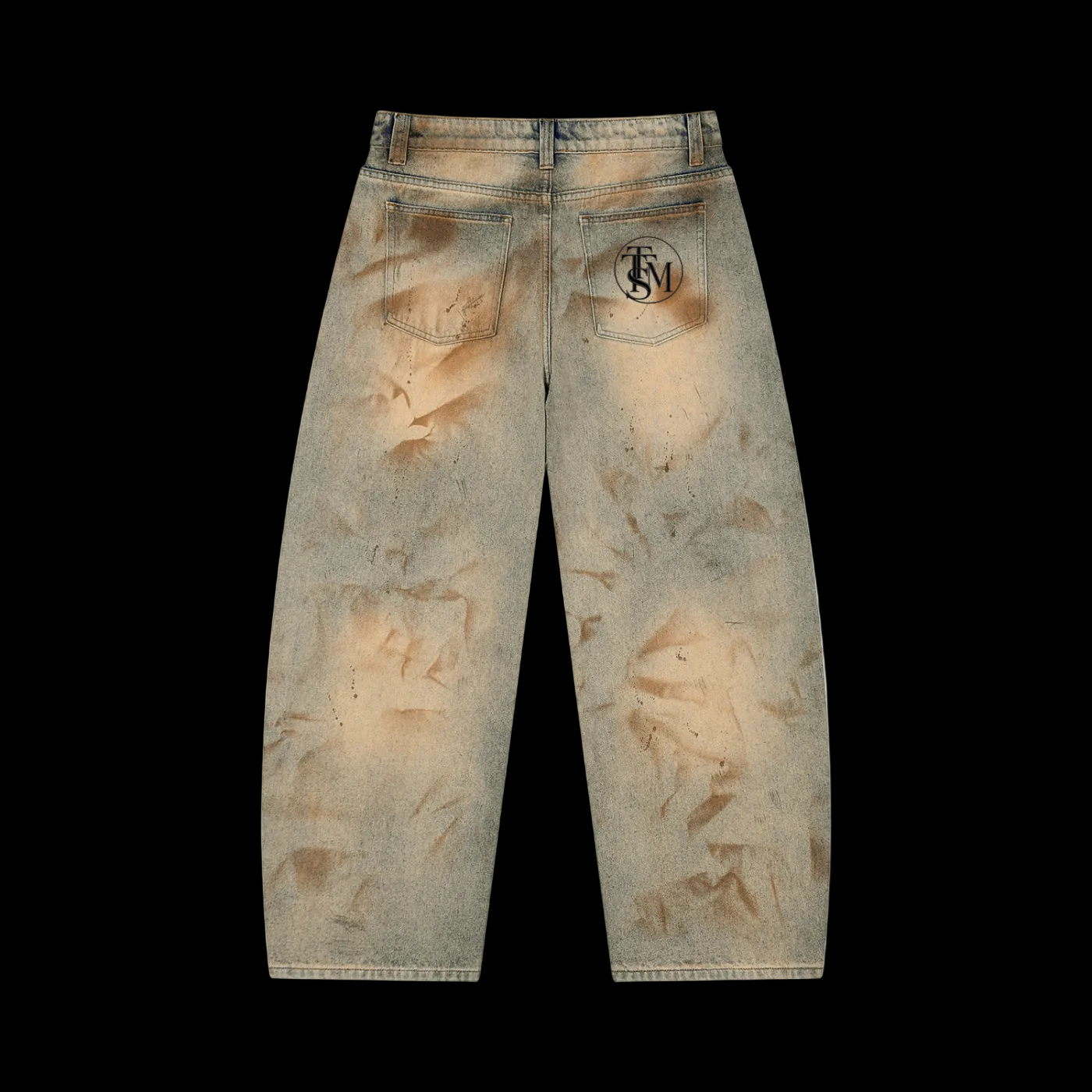 Men’s Vintage Wash Barrel Leg Jeans