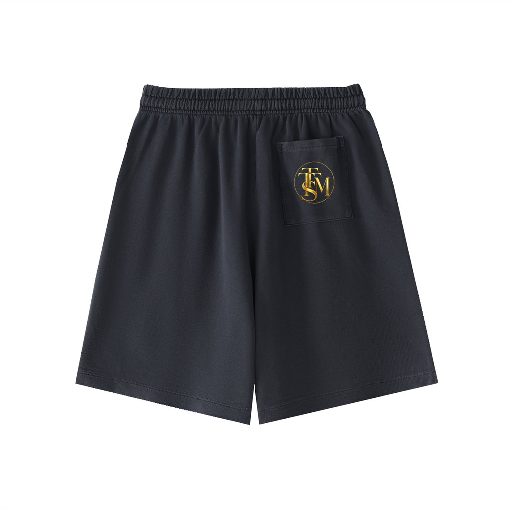 Vintage Wash Cotton Shorts
