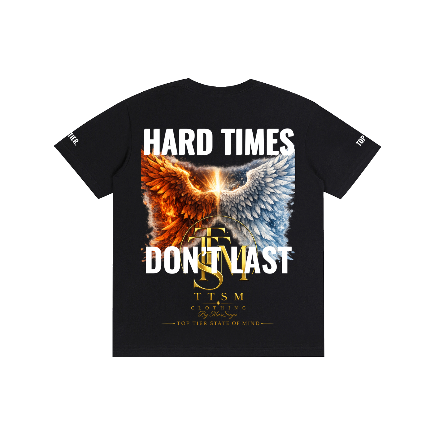 HARD TIMES DON’T LAST. Pure Cotton Unisex T-Shirt