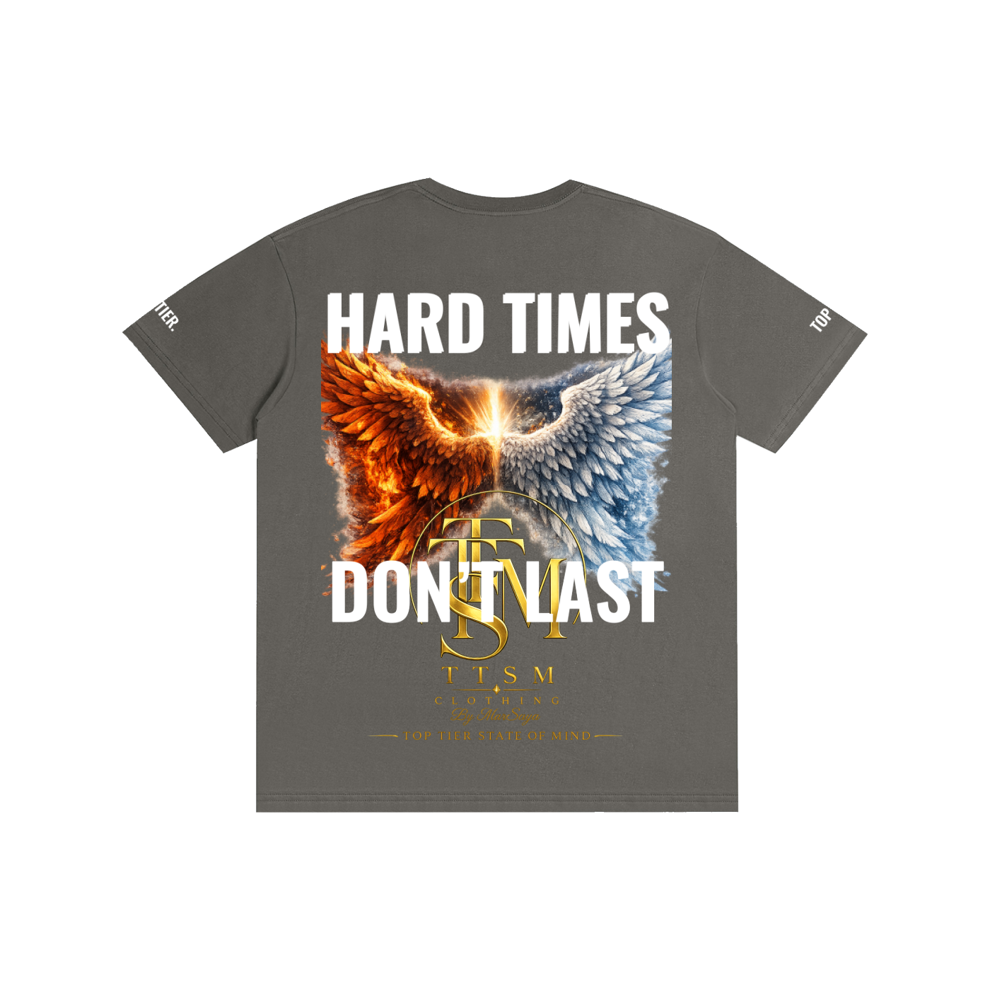 HARD TIMES DON’T LAST. Pure Cotton Unisex T-Shirt