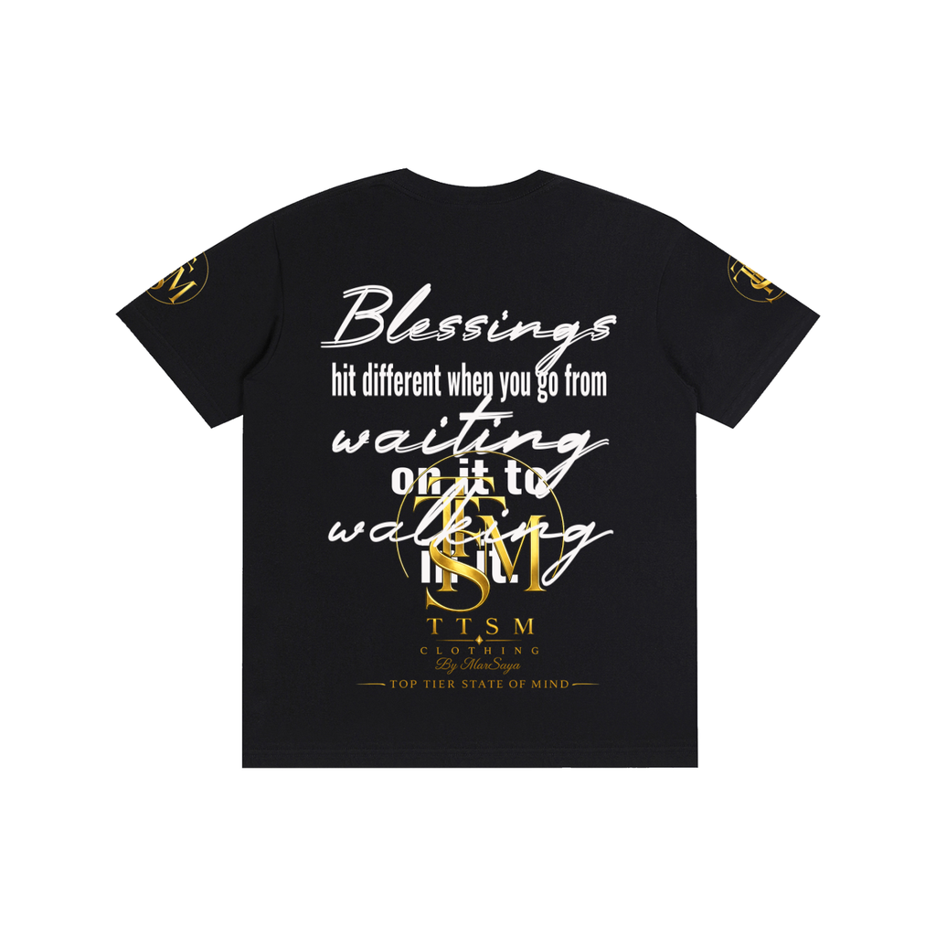 BLESSINGS. Pure Cotton Unisex T-Shirt