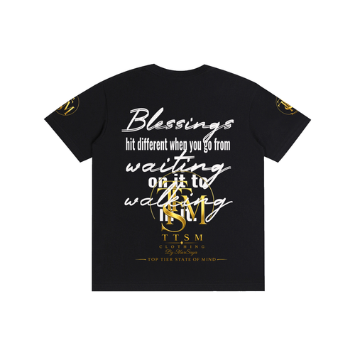 BLESSINGS. Pure Cotton Unisex T-Shirt