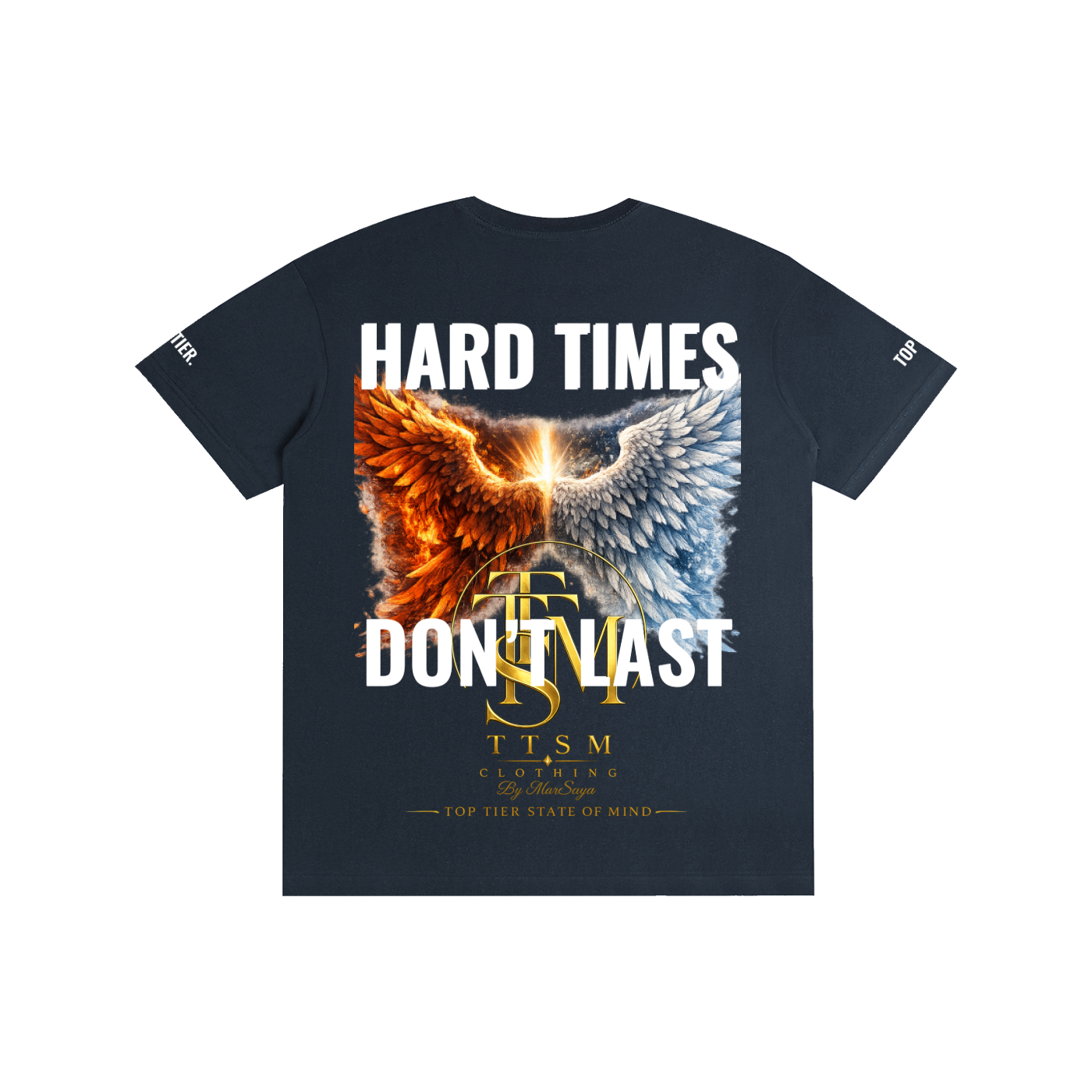 HARD TIMES DON’T LAST. Pure Cotton Unisex T-Shirt