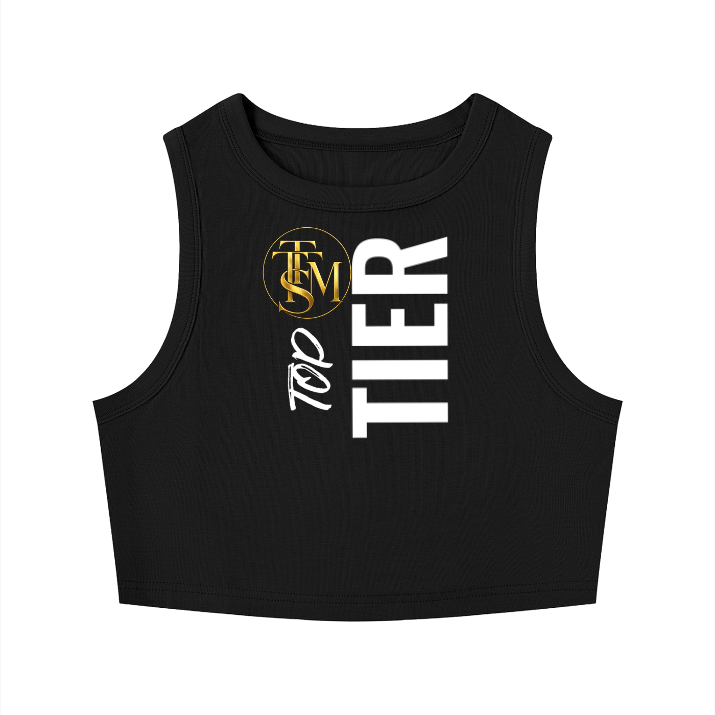 Women's Tight Crewneck Crop Tank Top