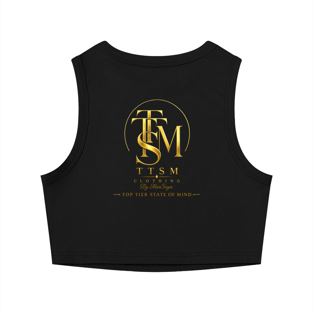 Women's Tight Crewneck Crop Tank Top